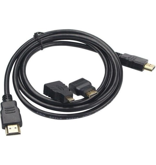 HDMI-Kabel 1,5 Meter HD 1080p TV XBOX360 PS3 Micro-Mini-Adapter