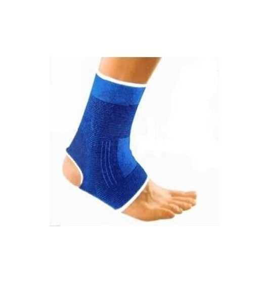 2x Elastische Bandage für Knöchelverstauchungen Prellungen Fuß Blau