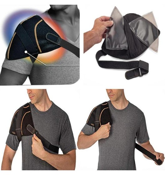 Gel-Schulterbandage Wirkung heiß kalt Schmerzen unterstützend beim Sport