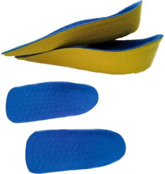 Paar Unisex-Einlegesohlen Fersenlift Massage für Schuhe Einlegesohlen 3 cm