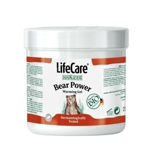 „Power of the Bear“ wärmendes antirheumatisches Gel mit BIO-Pflanzen – 250 ml